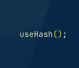 A modern useHash hook