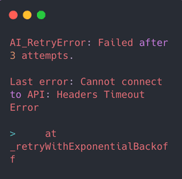 Fixing "Headers Timeout Error" with Vercel AI SDK and long-running LLM calls